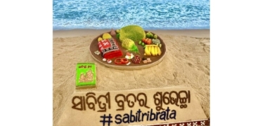 Sudarsan Pattnaik Sabitri Brata sand art