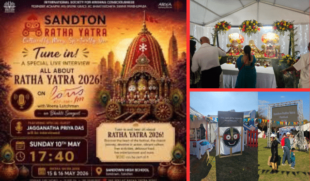 ISKCON Sandton Untimely Rath Yatra