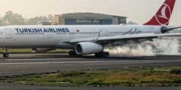 Turkish Airlines Kathmandu fire