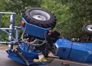 Tractor Overturns