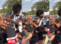 Abhijeet Dipke Slapped at Jaipur Protest