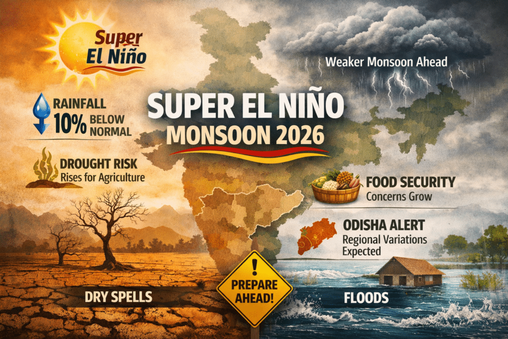 Super El Niño Monsoon 2026 India: Impacts Ahead - Pragativadi I Latest ...