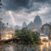 Nor'wester rain in Bhubaneswar