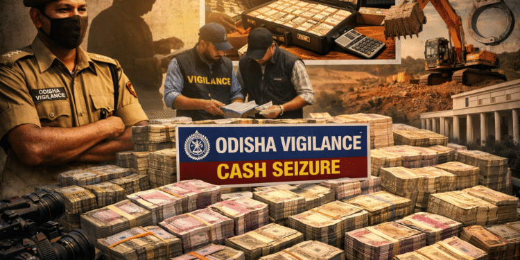 Odisha Vigilance cash seizures