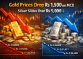 gold price drop on MCX