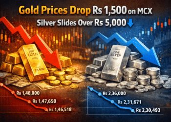 gold price drop on MCX