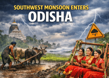 Southwest monsoon in Odisha