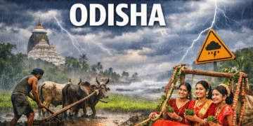 Southwest monsoon in Odisha