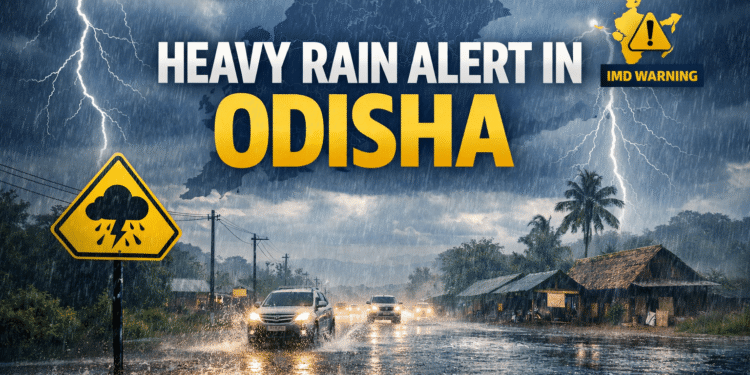 Heavy rain alert in Odisha