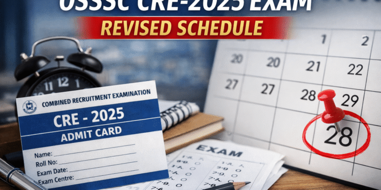 OSSSC CRE-2025 examination