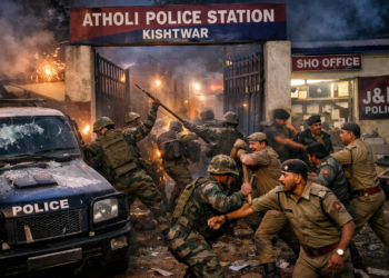 J&K Police Station Clash