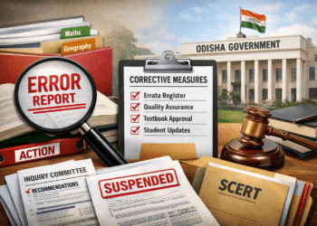 Odisha textbook error action