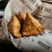 Newspaper food packaging