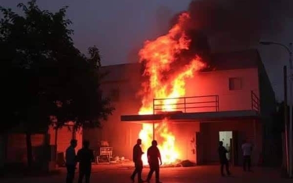 ICU fire
