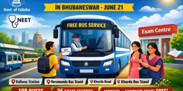 Odisha Govt Announces Free Bus Service for NEET Candidates in Bhubaneswar