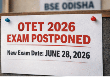 OTET 2026 new exam date