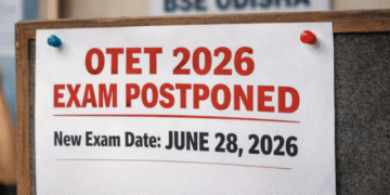 OTET 2026 new exam date