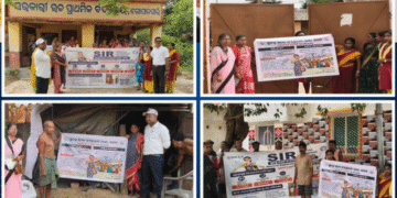 Odisha SIR voter form distribution