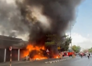 Surat EV showroom fire