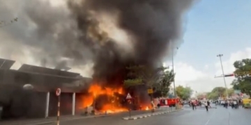Surat EV showroom fire