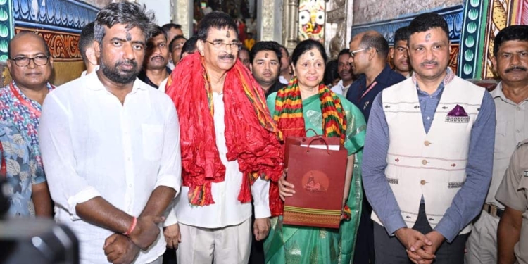 Odisha Governor Srimandir visit