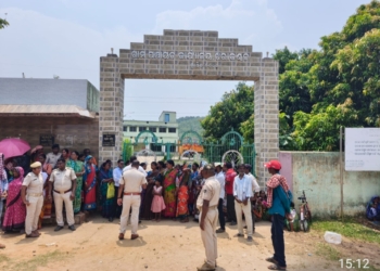 Deogarh road construction protest