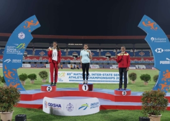Sindhushree pole vault record Karnataka