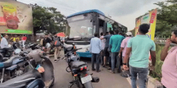 Man-Daughter Duo Critically Injured as Speeding AMA Bus Rams Them Near Mancheswar Rail Stadium