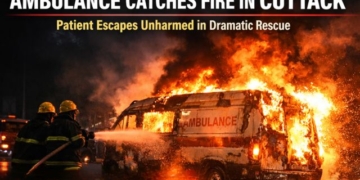 Cuttack ambulance fire