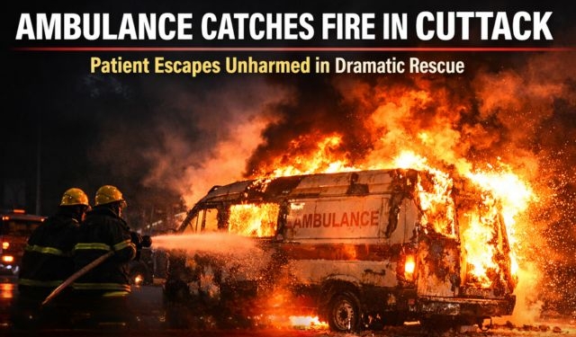 Cuttack ambulance fire