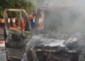 ambulance fire in Bhubaneswar