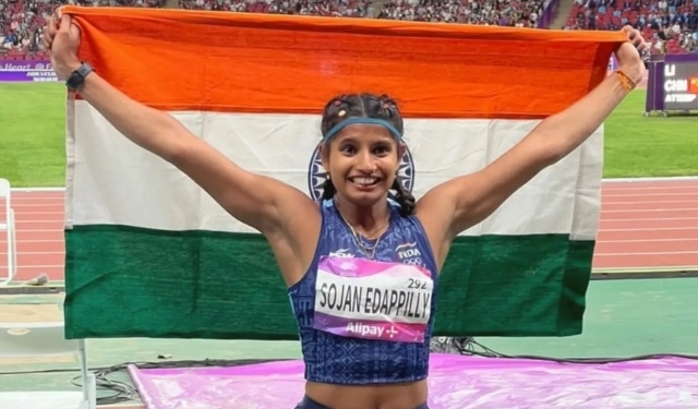 Ancy Sojan national record