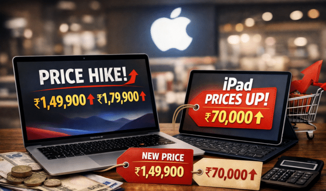 Apple MacBook iPad price hike India 2026
