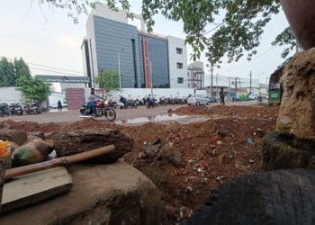 Bhubaneswar road digging monsoon unpreparedness