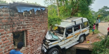 Bolero Crashes into House