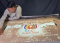 Sand Animation Welcomes BRICS Delegates