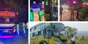 Odisha sleeper bus enforcement drive