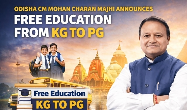 Odisha free education from KG to PG