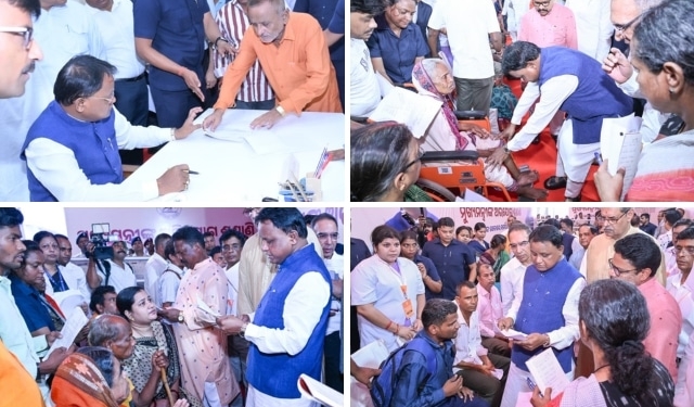 Odisha CM public grievance hearing