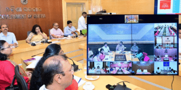 Odisha Chief Secretary meet Collectors