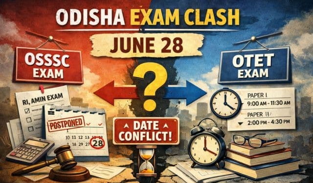 OSSSC OTET exam clash
