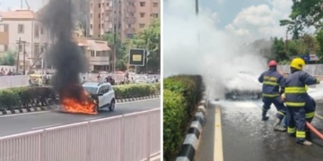 Bhubaneswar car fire
