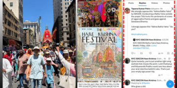 ISKCON New York Ratha Yatra controversy