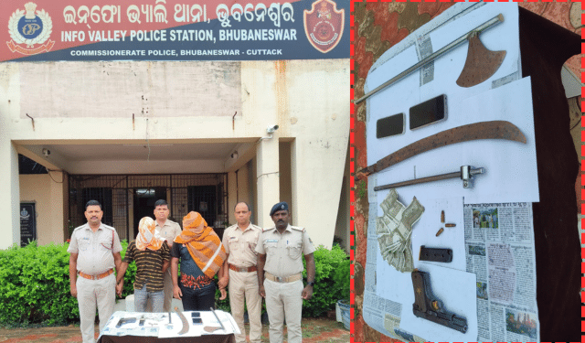 Jatni dacoity arrest