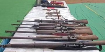 Maoist arms dump in Kandhamal