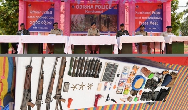 Kandhamal Maoist arms recovery
