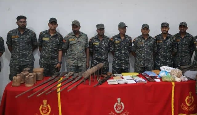 Maoist arms dump Koraput