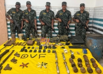 Malkangiri Maoist arms recovery