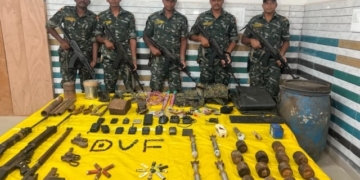 Malkangiri Maoist arms recovery