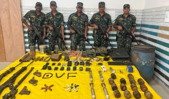 Malkangiri Maoist arms recovery